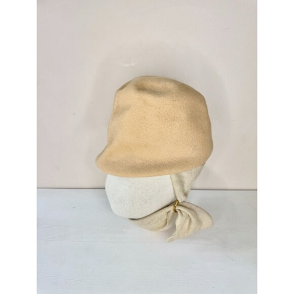 Vintage BARBARA DALE Glenover Henry Pollak Camel Tan Wool Felt Equestrian Hat - Picture 2 of 16
